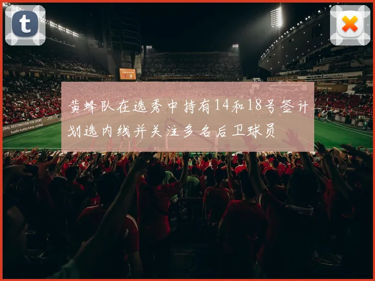 黄蜂队在选秀中持有14和18号签计划选内线并关注多名后卫球员